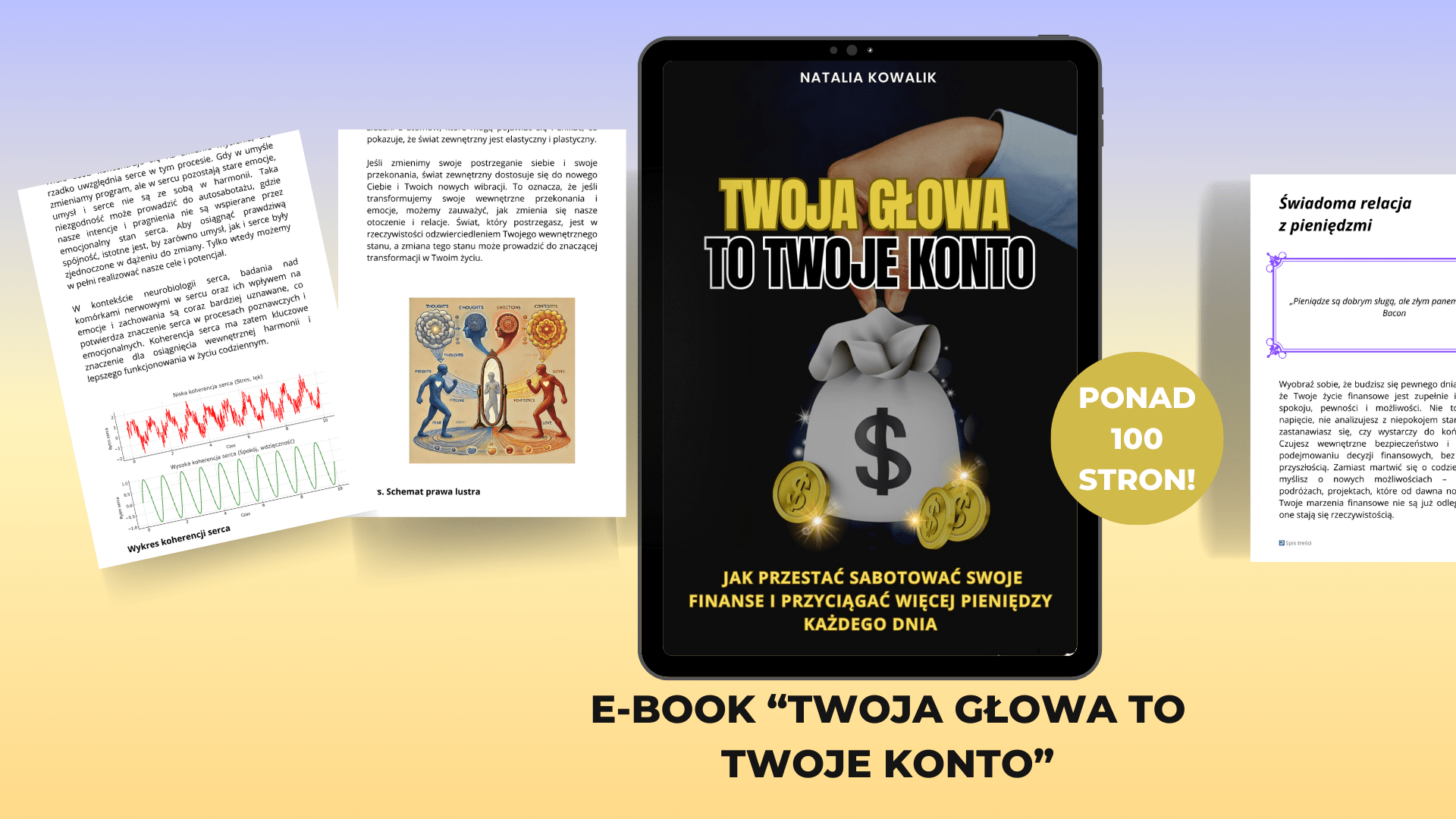 Ebook „Twoja głowa to Twoje konto – jak przestać sabotować swoje finanse „